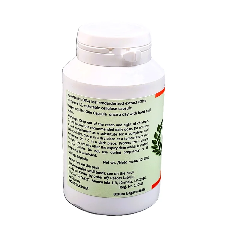 Olive Leaf Extract 20% Oleuropein - SOHI Premium Natural Wellness